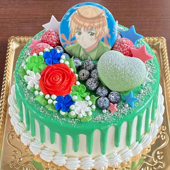 【ヘタリアのイギリス】イメージカラーまんさいの推しケーキ！
