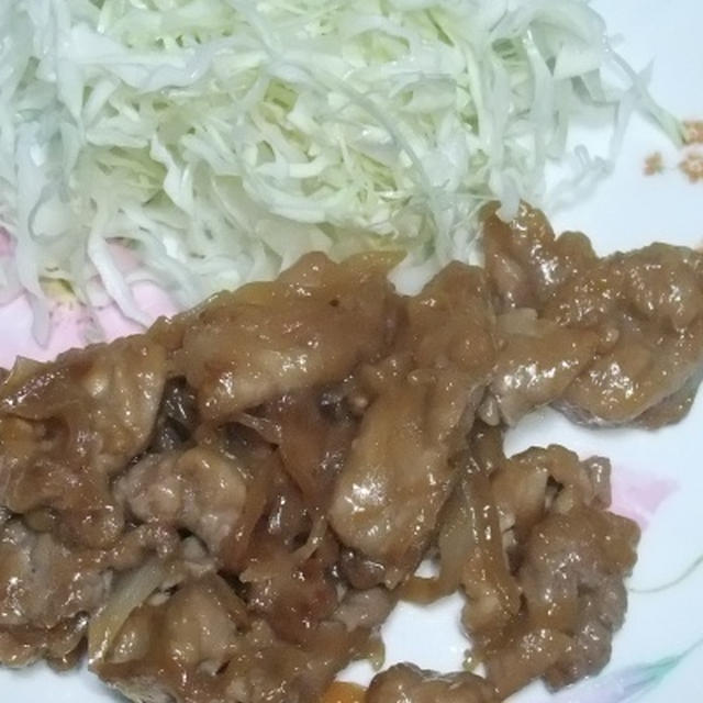 豚の生姜焼き