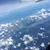 マカオからの航路にて。青い空・海・白い雲