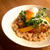 鶏肉のはちみつマスタード焼き丼温玉のせ