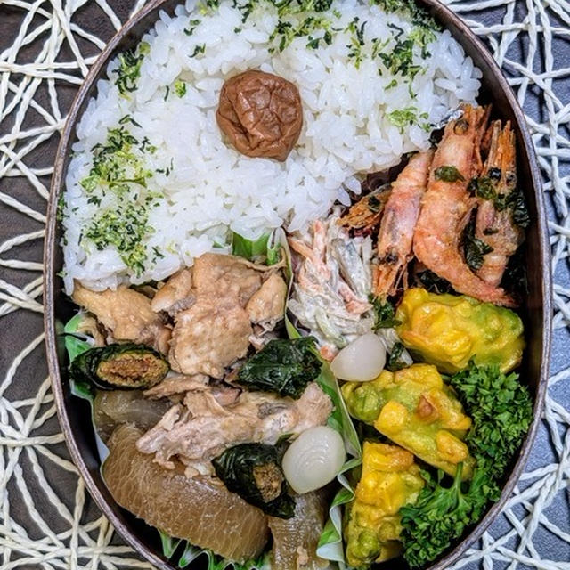 今週暑すぎ予想に～夫のお弁当292