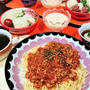 【おうちごはん】手作り感をアピールしつつ…手抜【スパゲティミートソースde夕食】。と、アメトピ。