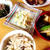 たけのこづくし御膳(たけのことわらびの炊き込みご飯/姫皮和え/たけのこチップス/わらびのおひたし)