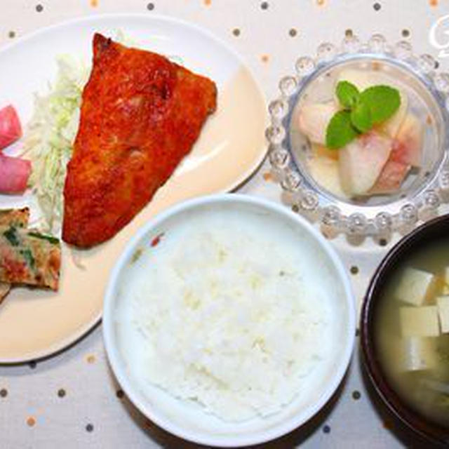 【幼児食】エビドリア＆ブリ照り～
