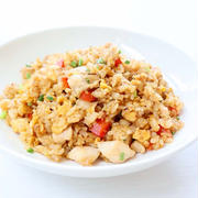 手軽な調味料で、ペルー炒飯【アロス・チャウファ】