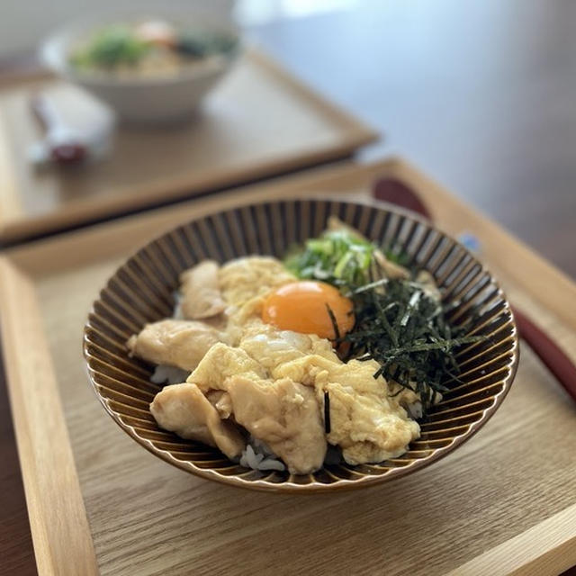 百聞は一見に如かずの実際の例【ふわふわダブルたまごの親子丼】と欲望のままに作った晩ごはん