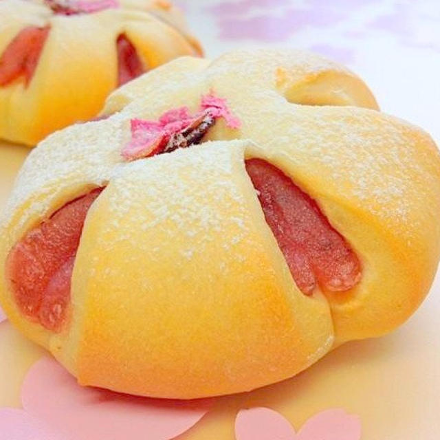 春は桜！アイテムを変えるだけでも楽しめる「さくらあんぱん」