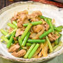 ご飯が進みすぎ！にんにくの芽と豚肉の甘辛炒め