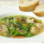 簡単　チキンとケール野菜のスープ  パレオ グルテンフリー
