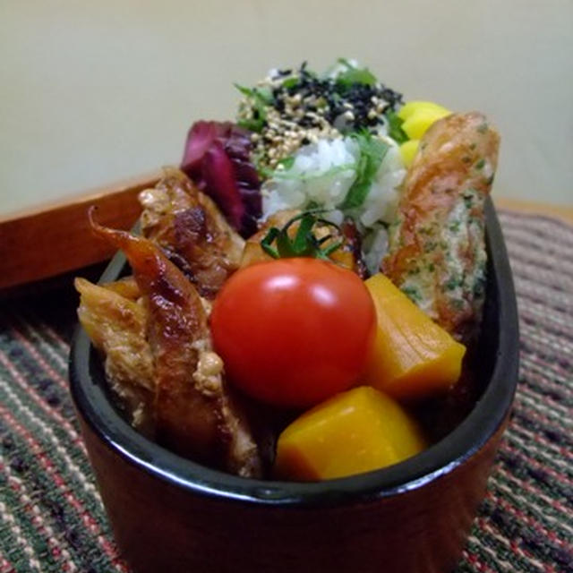 鶏の味噌漬けお弁当。