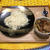 ひやむぎ-豚肉と茄子と長ねぎつけだれ-