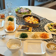 オーブンでチーズタッカルビの夜ごはん