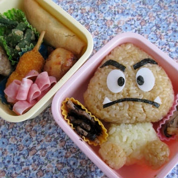 キャラ弁☆クリボー弁当（スーパーマリオ）