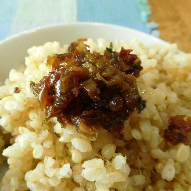 蕗のきんぴらと中華風味噌和え ～ あさり中華風酒蒸し ～ 食べるラー油風中華ソース