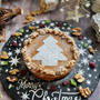 クリスマスに生くるみたっぷりのくるみケーキとツリーの飾りの作り方