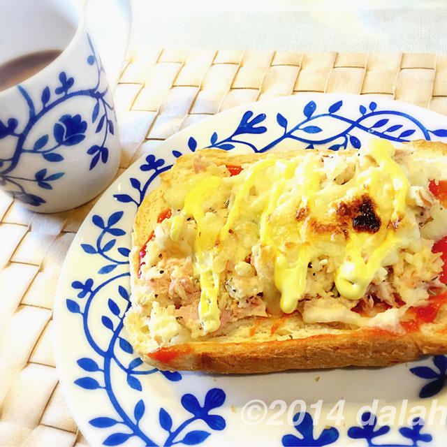 ツナマヨポテトのトースト 朝食にもぴったりでボリューム感抜群