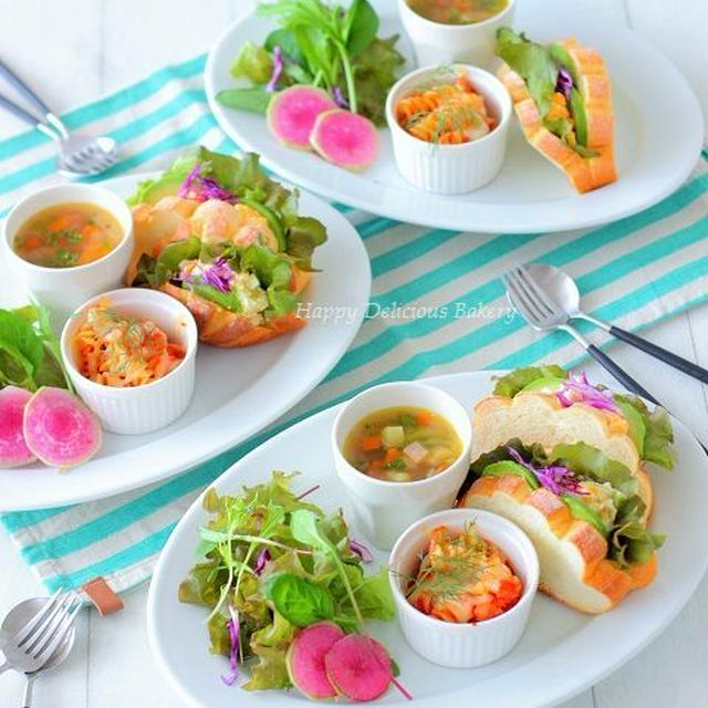 ミルクブレッドでワンプレートランチ