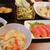 淡竹の炊き込みごはんと豆腐ボールの塩餡かけ