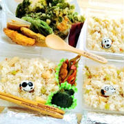 スヌーピー山菜弁当♪＆札幌でコスパ最強寿司ランチ食べるなら絶対こちら！「回転寿司函館漁火」川沿ソシア店さんの「Cランチ」「海鮮軍艦」「食後コーヒー」１０００円でおつりくるって(@￣□￣@;)！！