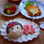卒業式＊さようなら 顔むすびで朝ごはん
