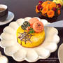 ハロウィンに♪<混ぜて！焼くだけ！>かぼちゃ&ホワイトチョコのチーズケーキ♡