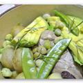 豚ロース肉のリモンチェッロの煮込み【Porc et Legumes au Limoncello】