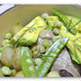 豚ロース肉のリモンチェッロの煮込み【Porc et Legumes au Limoncello】