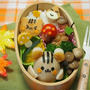 茹で玉リスちゃんの秋弁当