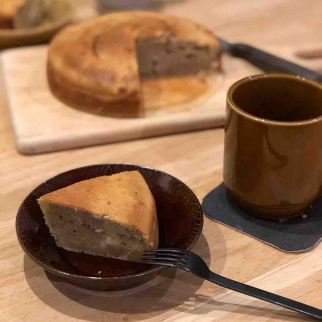 今年の初焼きは二度と焼けないケーキ