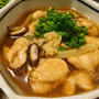 きのこと鶏のあんかけうどん