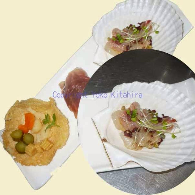 おもてなしレシピ～前菜、鯛のカルパッチョ　R#035