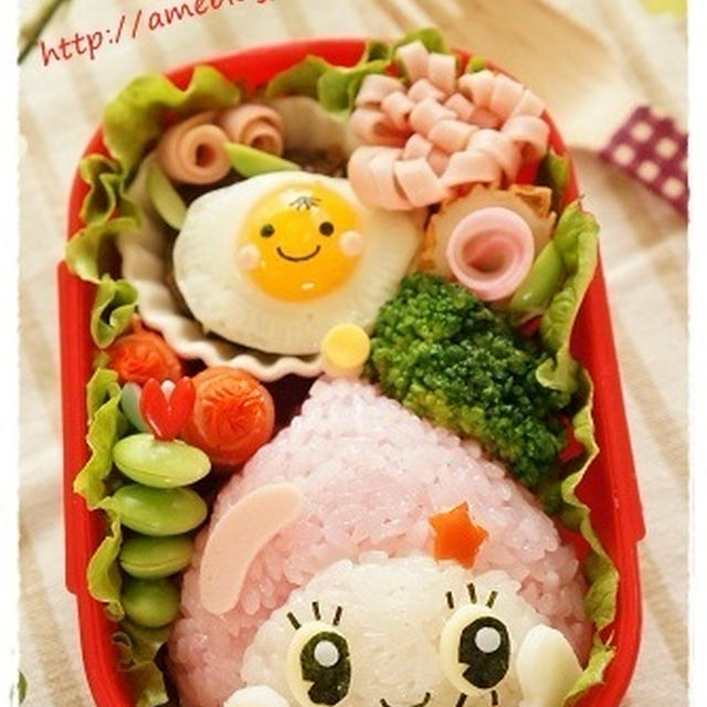 たまごっちより　ひめスペっちのお弁当（キャラ弁）