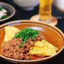 ごはんもお酒も進む！ネギのオムレツに、たっぷり肉味噌がけ！