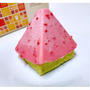ドトール「ピラミッドケーキ いちご」パリパリ苺チョコの中から…♪ソフトクリームもうまっ♡