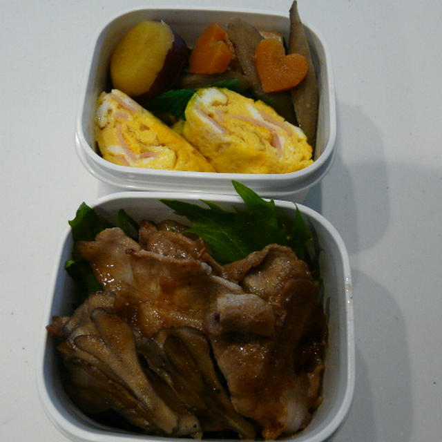 お弁当（豚肉のコチュジャン炒め）