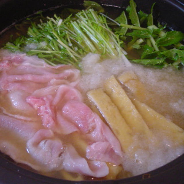 大根の葉も美味しいみぞれ鍋