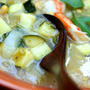 Shrimp and Zucchini Mexican Soup海老とズッキーニのメキシコ風スープ