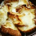 米粉パンのしっかりフレンチトーストのチーズ焼き