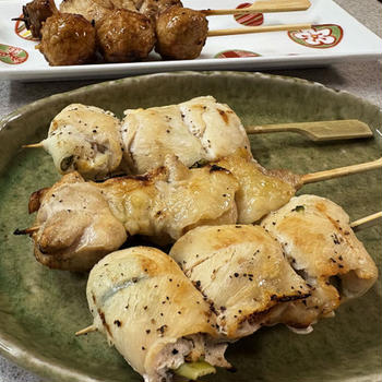 焼き鳥とまい泉の揚げ物を頂いて＆懸賞当選品の子ども用晴雨兼用折りたたみ傘♪
