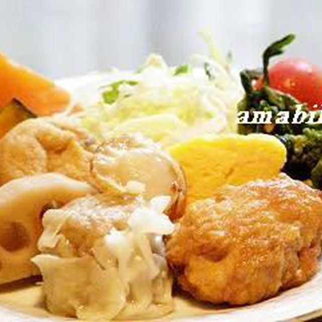 チキンと野菜のセット