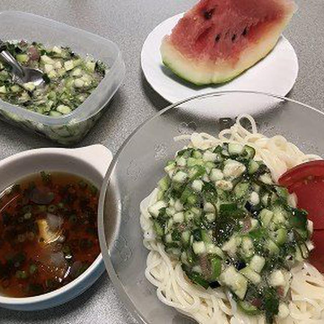 だしぶっかけ素麺