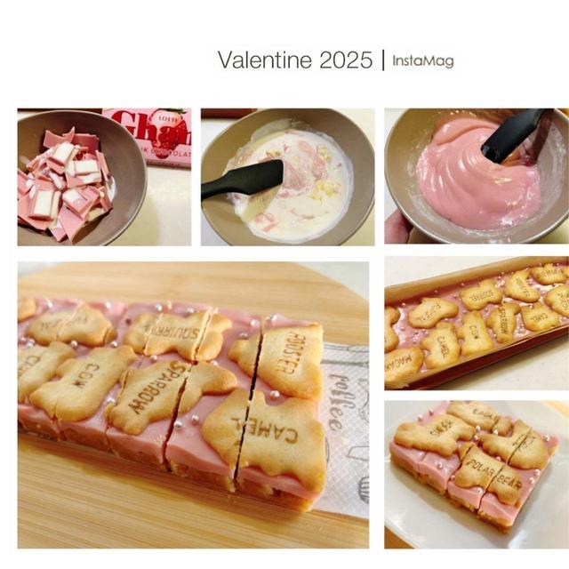 Valentine2025〜たべっこどうぶつビスケットの生チョコタルト