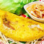 皮パリパリのベトナム風お好み焼き・バインセオ・ベトナム料理
