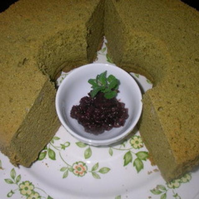 抹茶シフォンケーキ