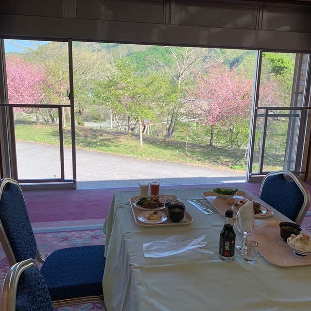 只見町「季の郷　湯ら里」の朝食は地元の食が生かされていて美味しかった♪
