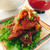 鶏皮の生姜焼きと茹で汁でチキンスープ