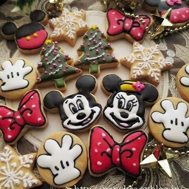 ミッキーのクリスマス アイシングクッキー By Nanakoさん レシピブログ 料理ブログのレシピ満載