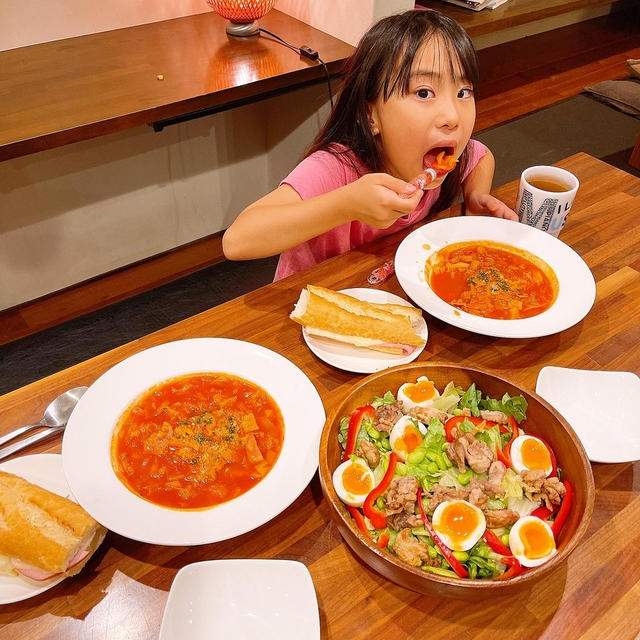 子供がもりもり食べるミネストローネです！！