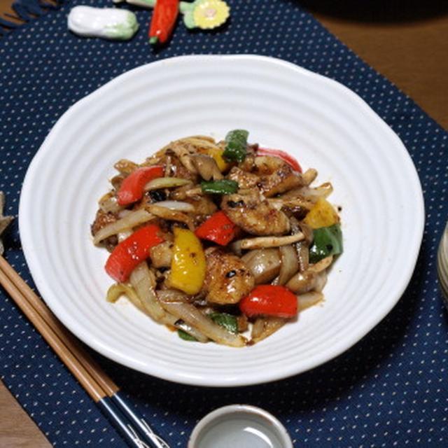 カレイの中華風炒め