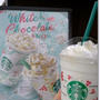 【スタバ新作】ホワイトチョコレートスノーフラペチーノとスタバの年賀状！